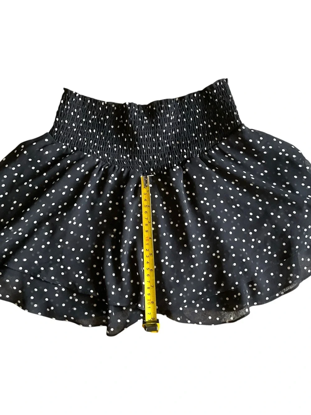 Urban Outfitters UO Ciara Flowy Printed Polka Dot Skort Size SP